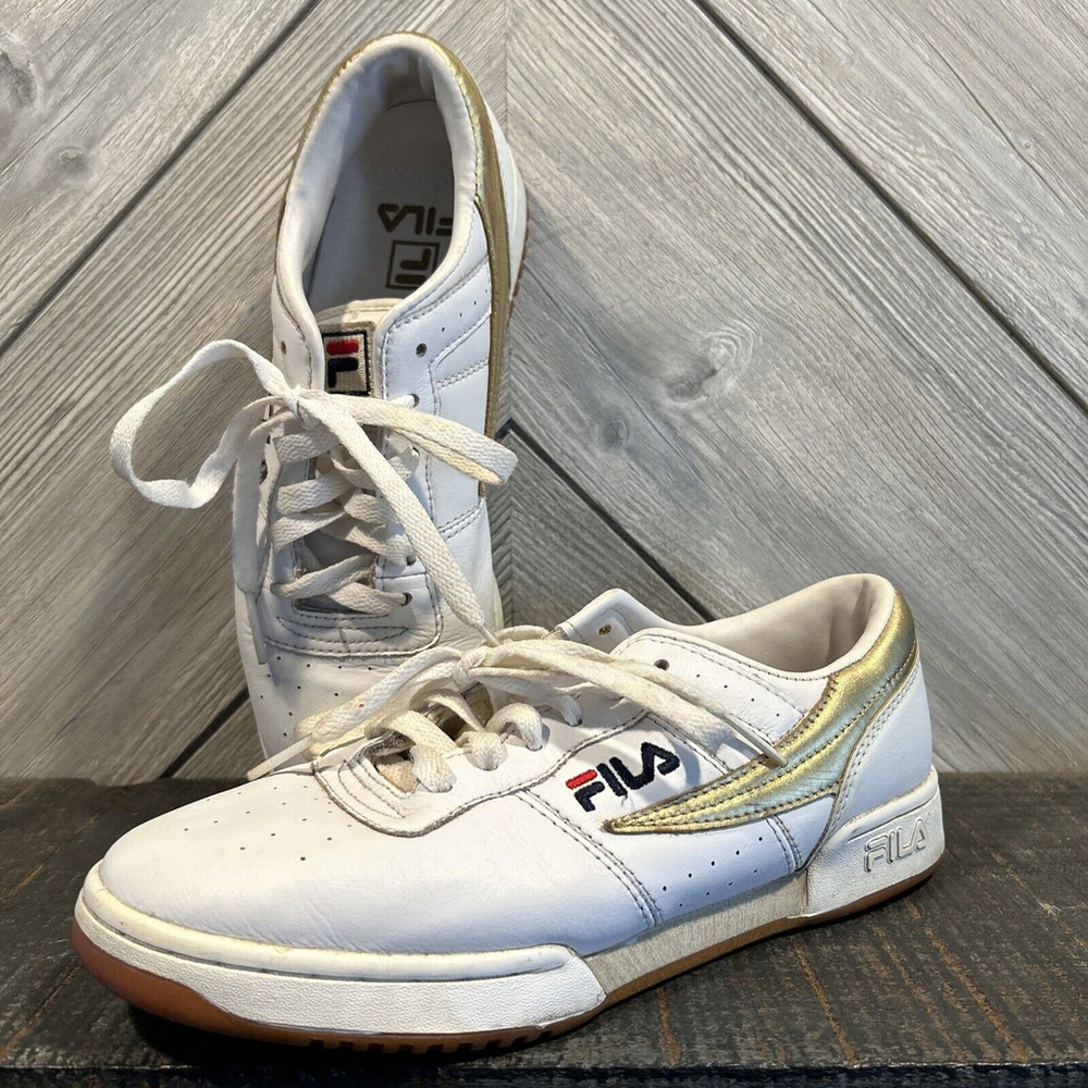 Fila 8.5 Sasha Bank Original Fitness X WWE Wrestlemania White Gold 1FM00728-138